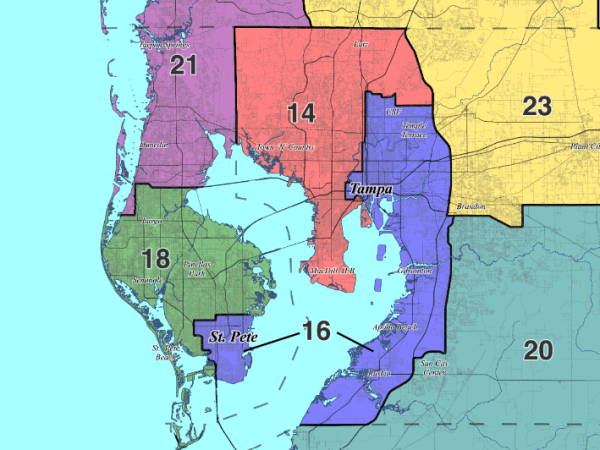 A trial to determine if Republican legislators gerrymandered Pinellas and Hillsborough is under way